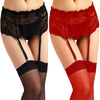 Image of 2020 New Arrival Comfortable Cool  Sexy Women Lace Garter Belt Lingerie Stocking  Underwear Babydoll Skarpetki 1@