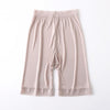 Image of 2020 women safety female short pants silk mid waist sexy solid breathable boyshorts panties for ladies boxer