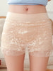 Image of 2020 women safety shorts pants seamless lace high waist panties seamless anti emptied boyshorts pants girls slimmin shorts