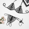 Image of 2Pcs Lingerie Set Women Lace Bralettes Sexy Strappy Push Up Bra Panty Set Sexy Lingerie Hot Erotic Underwear Porno Femme Bra Set
