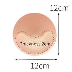 2pcs 1pair Sexy Bikini Padding Insert Removeable Women's Bra Pads Breast Enhancer Chest Push Up Cups for Swimsuits Padding