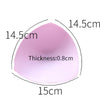 Image of 2pcs 1pair Sponge Bra Pads Push Up Breast Enhancer Removeable Bra Padding Inserts Cups for Women Girls Swimsuit Bikini Padding