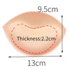 Image of 2pcs 1pair Sponge Bra Pads Push Up Breast Enhancer Removeable Bra Padding Inserts Cups for Women Girls Swimsuit Bikini Padding
