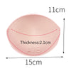 Image of 2pcs 1pair Sponge Bra Pads Push Up Breast Enhancer Removeable Bra Padding Inserts Cups for Women Girls Swimsuit Bikini Padding