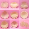 Image of 2pcs 1pair Sponge Bra Pads Push Up Breast Enhancer Removeable Bra Padding Inserts Cups for Women Girls Swimsuit Bikini Padding