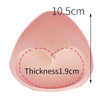 Image of 2pcs 1pair Useful Breast Bra Bikini Inserts Chest Pad for Women Swimsuit Padding Inserts Sponge Foam Bra Pads Chest Cups Summer