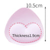 Image of 2pcs 1pair Useful Breast Bra Bikini Inserts Chest Pad for Women Swimsuit Padding Inserts Sponge Foam Bra Pads Chest Cups Summer