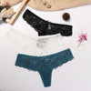 Image of 3 Pcs Panties Underwear Woman Lace Thong G-String Sexy Briefs Lingerie Woman Thong T-back Female Underwear For Woman Underwear