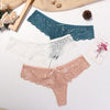 Image of 3 Pcs Panties Underwear Woman Lace Thong G-String Sexy Briefs Lingerie Woman Thong T-back Female Underwear For Woman Underwear