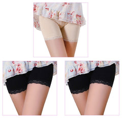 3 Pieces/Pack Safety Short Pants Large Size Boyshort Safety Panties Big Size Shorts Under Skirt Women Safety Pant
