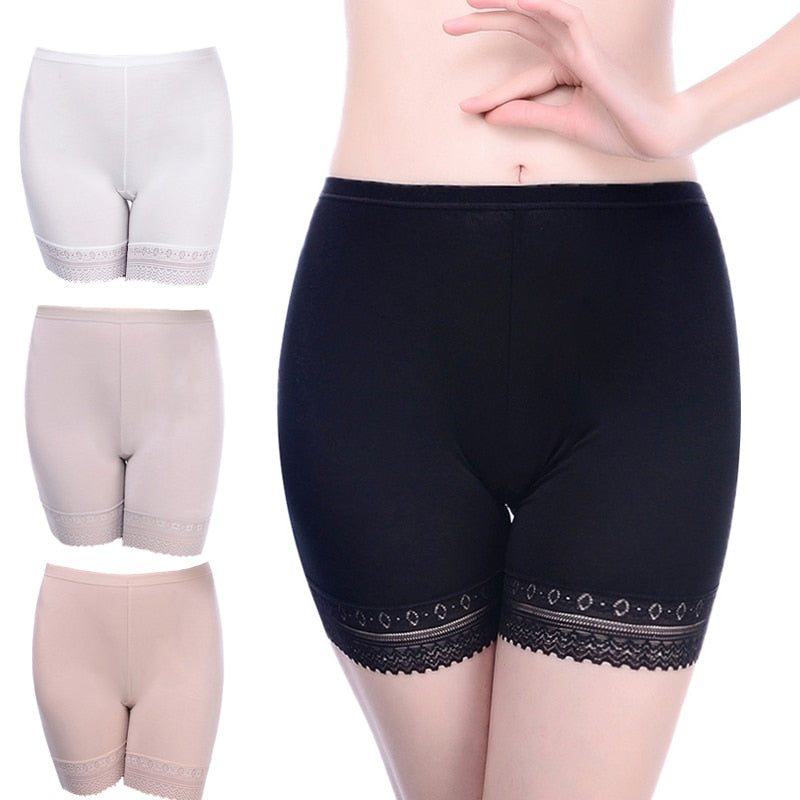3 Pieces/Set Women Safety Short Pants Summer Big Size Female Boyshorts Boxer Modal
