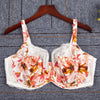Image of 32-40 DD E F G Women Underwire Plus Size Non Padded Slik Lace Sheer Ultra Thin Full Coverage Bra