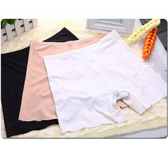 3PCS/Lot Women Safety Short Pants Underwear Women Boxer Shorts Seamless Ice Silk Sexy Women's Boyshort Pants Three Minutes