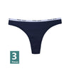 Image of 3Pcs/Lot Women's Cotton G-String Thong Panties String Underwear Women Briefs Sexy Lingerie Pants Intimate Ladies Letter Low-Rise