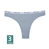 Image of 3Pcs/Lot Women's Cotton G-String Thong Panties String Underwear Women Briefs Sexy Lingerie Pants Intimate Ladies Letter Low-Rise