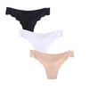 Image of 3pcs/lot Seamless Panties Ladies Thong Low Waist Women Sexy G String Solid Underwear