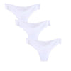 Image of 3pcs/lot Seamless Panties Ladies Thong Low Waist Women Sexy G String Solid Underwear