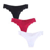 Image of 3pcs/lot Seamless Panties Ladies Thong Low Waist Women Sexy G String Solid Underwear