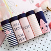 Image of 5PCS/lot Women Panties Sexy Cotton Underwear Cute Printed Intimate Plus Size Briefs Breathable pink Underpants lingerie