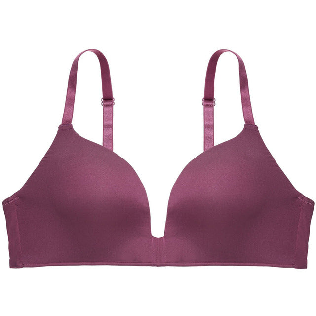 6 Colors Seamless Sexy Bra For Women Bralette Wire Free Push Up Bra Brassiere Female Underwear Lingerie fitness Intimates 2019