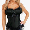 Image of 6XL Sexy Lingerie Steampunk Steel Boned Gothic Lace Sexy Body Bustier Overbust Corset Women Black Waist Cincher Corsets Dress