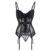 Image of Women Corset Sexy Slim Burlesque Satin Body Shaper Strapless Overbust Plus Size Corset and Bustier  (3)