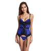 Image of Women Corset Sexy Slim Burlesque Satin Body Shaper Strapless Overbust Plus Size Corset and Bustier  (3)