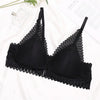 Image of A B Cup Bra Lace Wireless Bras For Women Sexy Push Up Bra Front Closure Bralette Wire Free Female Lingerie Soft Ladies Underwear