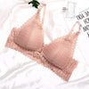 Image of A B Cup Bra Lace Wireless Bras For Women Sexy Push Up Bra Front Closure Bralette Wire Free Female Lingerie Soft Ladies Underwear