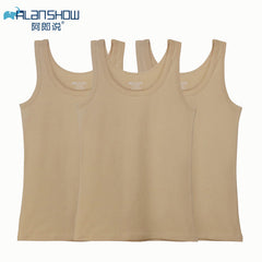 ALANSHOW Women 3pcs/lot ladies tank tops for women Combed cotton camisoles & tank women vest female vest for girls free shipping