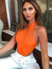 Image of Ahagaga 2019 Fashion Romper Neon Green Red Orange Sexy Bodysuit Summer Clothes for Women Casual Streetwear Bodycon Jumpsuits