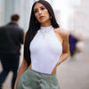 Image of Ahagaga 2019 Fashion Romper Neon Green Red Orange Sexy Bodysuit Summer Clothes for Women Casual Streetwear Bodycon Jumpsuits