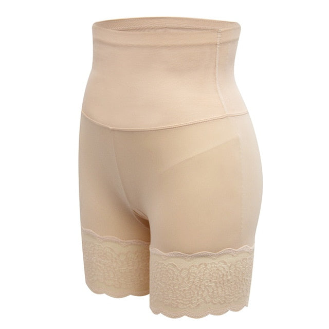 Anti Chafing Safety Shorts Under Skirt Invisible Safe Pants Tummy Control Compression BoyShort Ladies Seamless Lace Underwear