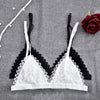 Image of Arherigele Sexy Woman Bra Floral Lace Bra Wire Free Bralette Lingerie Female Seamless Unpadded Transparent Brassiere Intimates