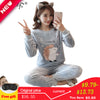 Image of Autumn Winter Women Pyjamas Sets pajamas Sleepwear Suit Thick Warm Coral Flannel nightgown Female Cartoon Animal Pijama Mujer