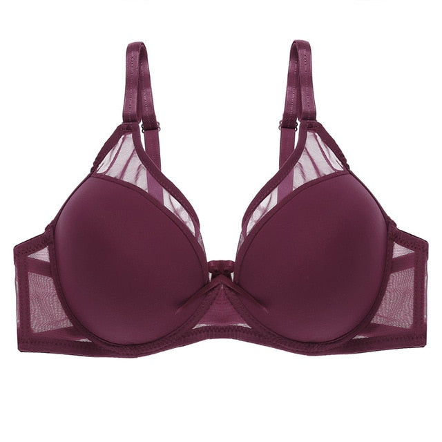 B C Cup Seamless Bra Fashion 6 Colors Bras For Women Summer Thin Underwear Underwire Brassiere Sexy Women's Intimates Female Bra