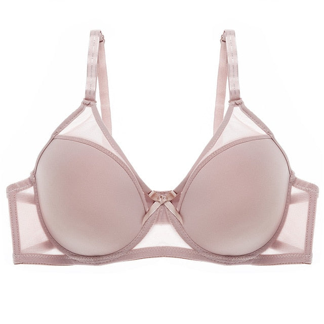 B C Cup Seamless Bra Fashion 6 Colors Bras For Women Summer Thin Underwear Underwire Brassiere Sexy Women's Intimates Female Bra