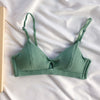 Image of BEFORW Sexy Hollow Out Bras For Women Underwear Solid Color Comfort Wireless Bra Lingerie Fashion Seamless Padded Bralette