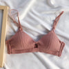 Image of BEFORW Sexy Hollow Out Bras For Women Underwear Solid Color Comfort Wireless Bra Lingerie Fashion Seamless Padded Bralette