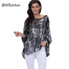 Image of BHflutter Women Blouses Plus Size 2019 New Style Batwing Casual Summer Blouse Shirt Woman Boho Chiffon Shirts Tops Chemise Femme