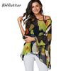 Image of BHflutter Women Blouses Plus Size 2019 New Style Batwing Casual Summer Blouse Shirt Woman Boho Chiffon Shirts Tops Chemise Femme