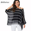 Image of BHflutter Women Blouses Plus Size 2019 New Style Batwing Casual Summer Blouse Shirt Woman Boho Chiffon Shirts Tops Chemise Femme