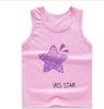 Image of Baby Boys Girl Vest Summer Kids Underwear Cotton Girls Undershirts Baby Camisole Shirts For Children