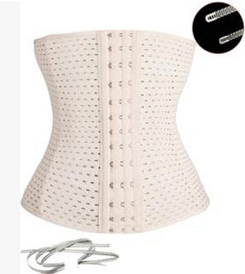 Black/Beige Fitness Fat Burning Girdle Belt Sexy Women Body Waist Trainer Shapers Underbust Belt Corset Faja Shapewear