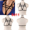 Image of Body Harness Bra For  Women Fetish Chest Bondage Lingerie Erotic Cage Bra Gothic Garter Belt