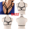 Image of Body Harness Bra For  Women Fetish Chest Bondage Lingerie Erotic Cage Bra Gothic Garter Belt