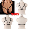 Image of Body Harness Bra For  Women Fetish Chest Bondage Lingerie Erotic Cage Bra Gothic Garter Belt