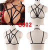 Image of Body Harness Bra For  Women Fetish Chest Bondage Lingerie Erotic Cage Bra Gothic Garter Belt