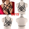 Image of Body Harness Bra For  Women Fetish Chest Bondage Lingerie Erotic Cage Bra Gothic Garter Belt