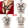 Image of Body Harness Bra For  Women Fetish Chest Bondage Lingerie Erotic Cage Bra Gothic Garter Belt